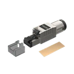 פלאג RJ45 לתקע CAT6a זכר