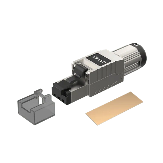 פלאג RJ45 לתקע CAT6a זכר