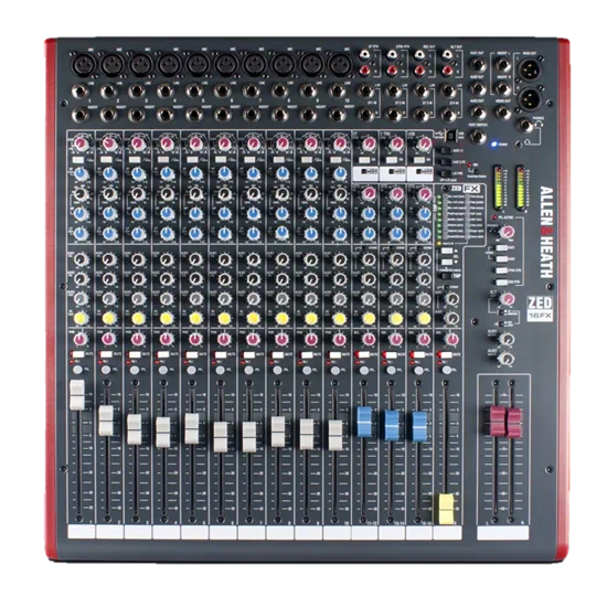 מיקסר אנלוגי Allen & Heath ZED 16FX